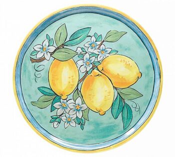 Saturnia Plato Pizza Napoli Lemon