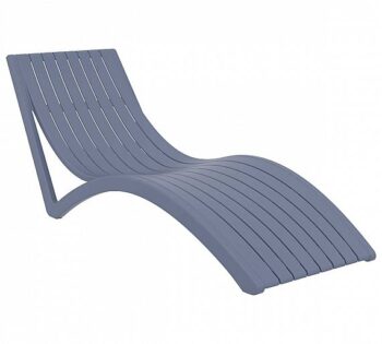 Siesta Exclusive Tumbona Slim Gris