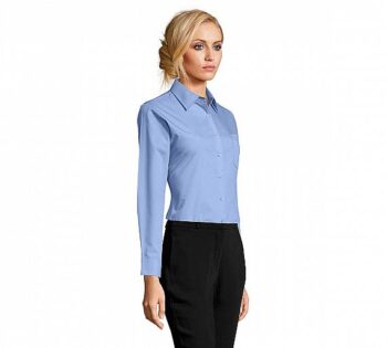 Sol´s Camisa Mujer Executive Azul Medio