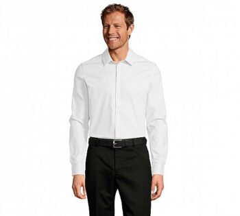 Sol´s Camisa Hombre Blake Stretch Blanca