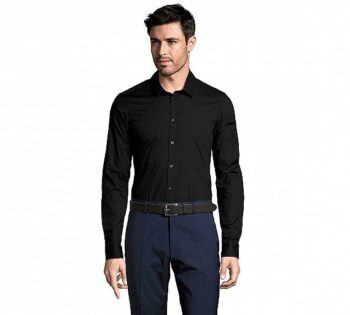 Sol´s Camisa Hombre Blake Stretch Negra