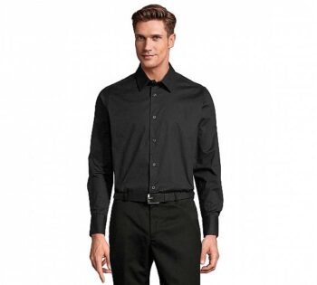 Sol´s Camisa Hombre Strech Brighton Negra