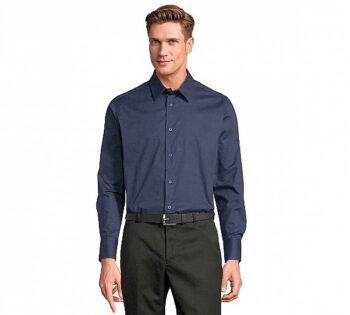 Sol´s Camisa Hombre Stretch Brighton Azul Oscuro