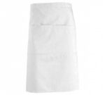 Sol´s Delantal Medio Greenwich Blanco con 2 Bolsillos