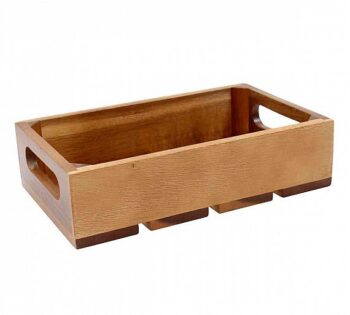 Tablecraft Caja Madera Acacia GN 1/4