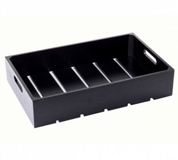 Tablecraft Caja Madera Negra GN 1/1