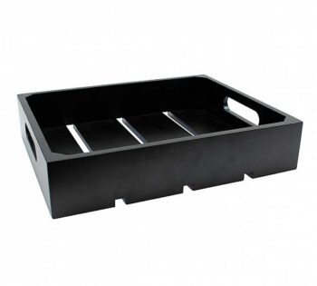 Tablecraft Caja Madera Negra GN 1/2