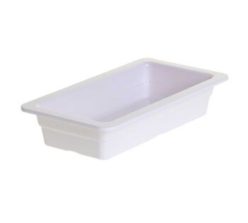 Tablecraft Cubeta Melamina GN 1/3 Blanca