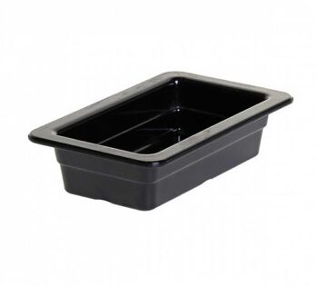 Tablecraft Cubeta Melamina GN 1/4 Negra