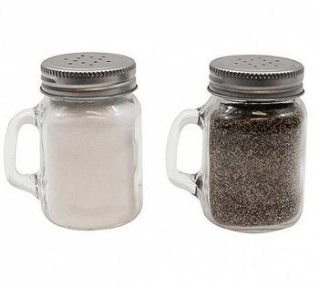 Tablecraft Salero Pimentero Mason Jar