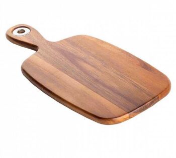 Tablecraft Madera Acacia Tabla Pan con Ojal Metálico
