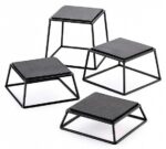 Tablecraft Set 4 Pedestales Rectangulares