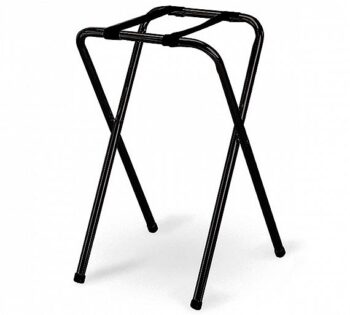 TableCraft Soporte Bandejas Cromado Negro