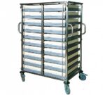 Tecno Sistema Carro Inox para Bandejas Isotérmicas