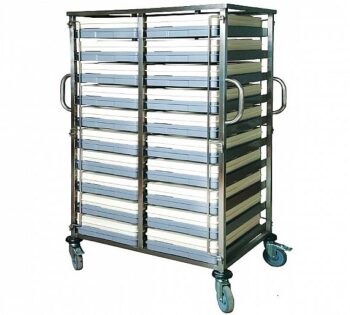 Tecno Sistema Carro Inox para Bandejas Isotérmicas