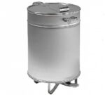 Tecno Sistema Cubo Basura con Tapa, Pedal y Ruedas