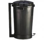 Llorca Cubo Goliat Negro con Pedal