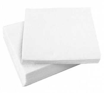 Llorca Servilleta 33x33 de 1 Capa Blanca