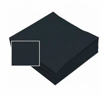 Llorca Servilleta 40x40 de 2 Capas Negra