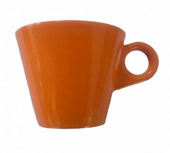 Llorca Café Naranja Taza y Platillo
