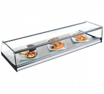 VG Vitrina Cristal Plano Inox VR 1 Piso