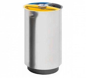 Vilagrasa Papelera Basic Eco G Acero Inox