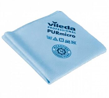 Vileda Profesional Bayeta Microfibra PURmicro Azul (5 uds)