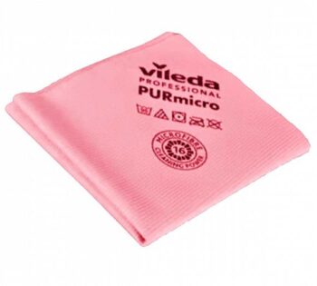 Vileda Profesional Bayeta Microfibra PURmicro Rosa (5 uds)
