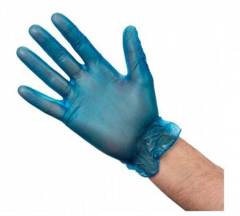 Gastronoble Guantes Desechables Azules Empolvados