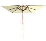 Conva Parasol Línea Forte Madera Plus 2 x 2 Poliéster