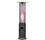 Britec Farola Calefactora Flamme Redonda Negra